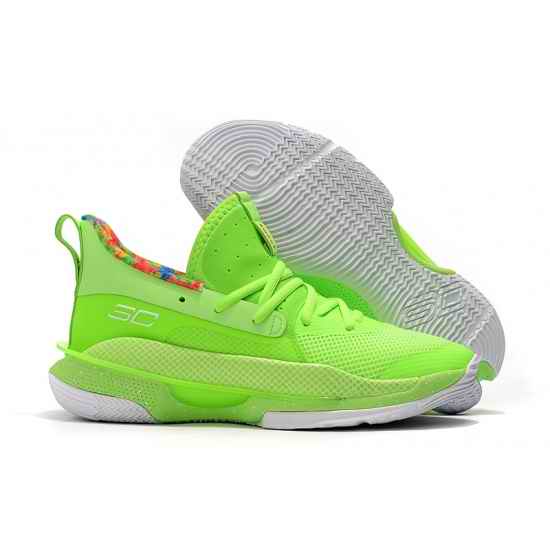 Stephen Curry VII Men Basketball Shoes Candy Green